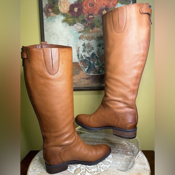 EUC Sam Edelman “Penny” Riding Boot Whiskey” Size 6/6.5 (fits me like a snug 7) - Picture 9 of 13